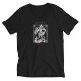 Soldier Of Christ | Angel Slaying Dragon | Custom Unisex Short Sleeve V-Neck T-Shirt