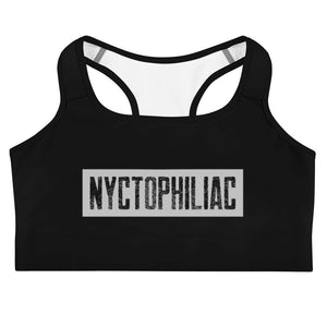 Nyctophiliac - Stamp Graphic Custom Sports bra