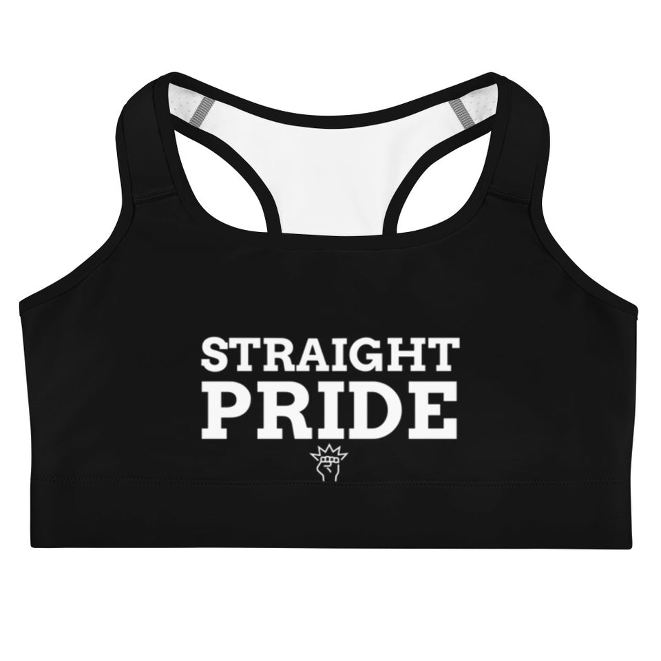 Straight Pride Custom Sports bra