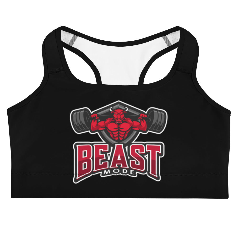Beast Mode Sports bra - Devil Power Lift Graphic