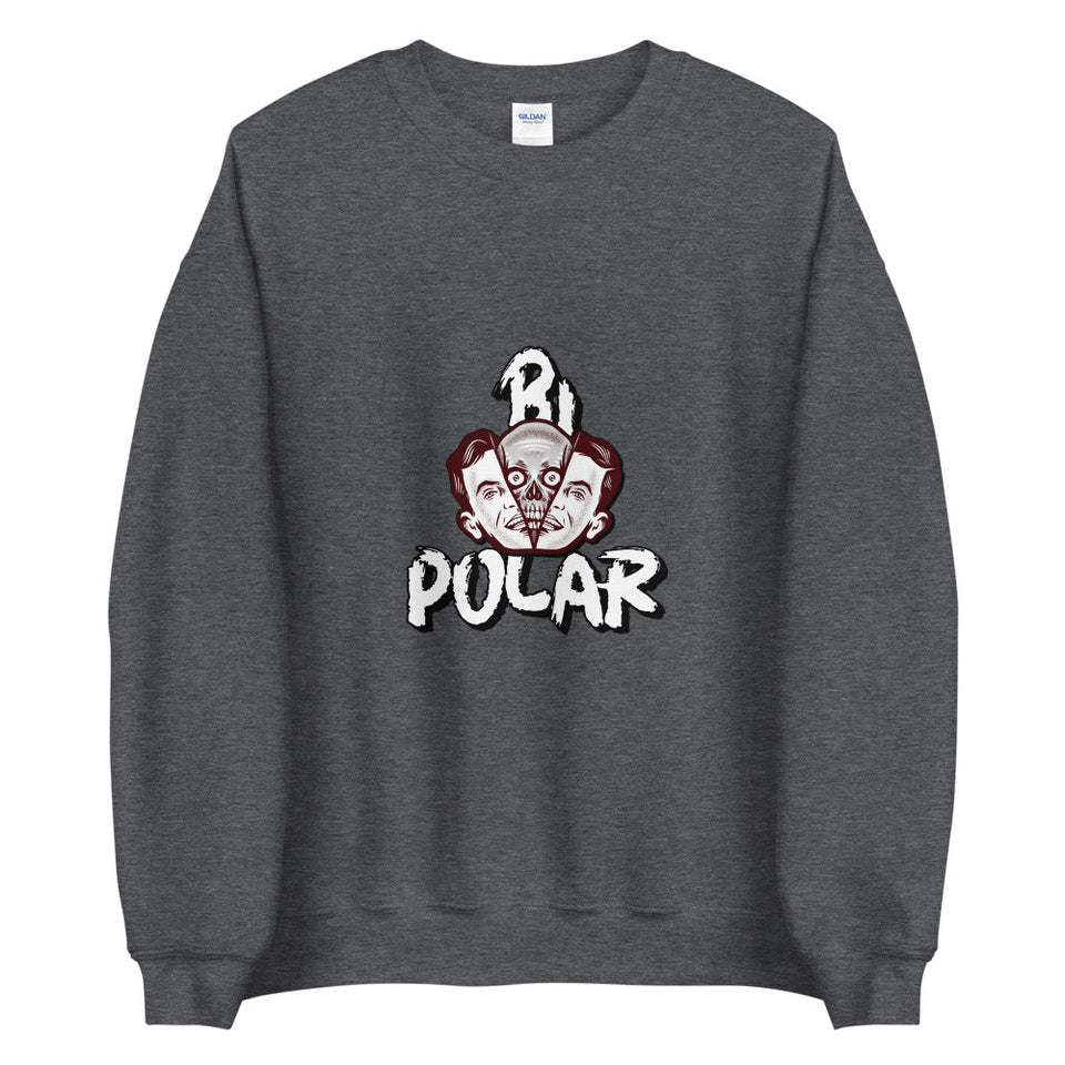Bi-Polar - Splitting Head Logo Custom Unisex Sweatshirt