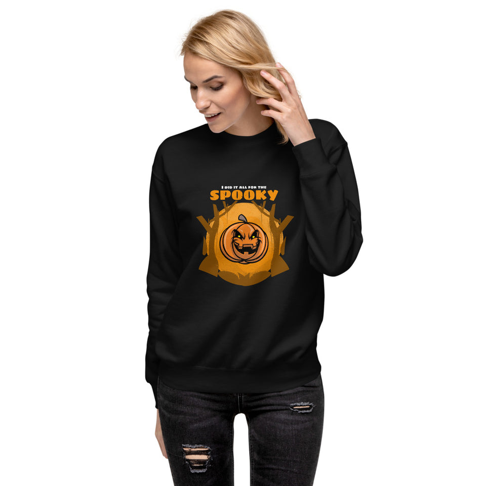 I Did It All For The Spooky - Jack-O Custom Unisex Fleece Pullover