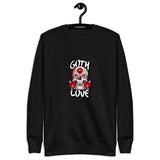 Goth Love - Skull & Roses Custom Unisex Fleece Pullover