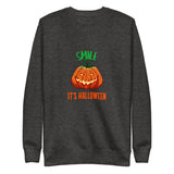 Smile It's Halloween Custom Exclusive Unisex Fleece Pullover