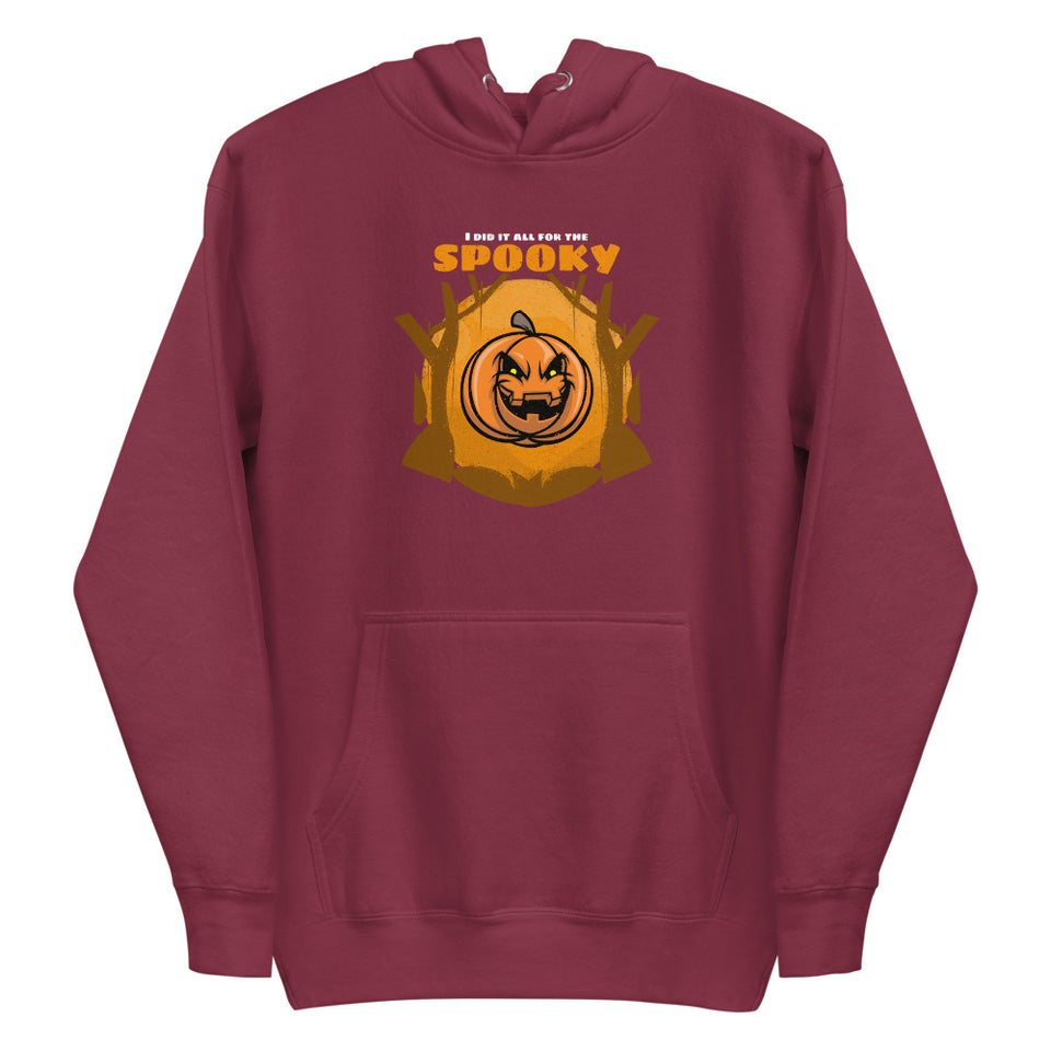 I Did It All For The Spooky - Jack-O Custom Unisex Hoodie