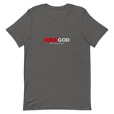 Love God, Not Religion Custom Short-Sleeve Unisex T-Shirt