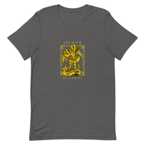 Soldier Of Christ Golden Angel/Dragon Logo Short-Sleeve Unisex T-Shirt