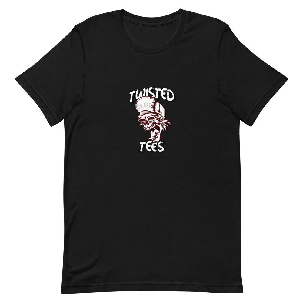 Twisted Tees Skull Skater Logo Short-Sleeve Unisex T-Shirt