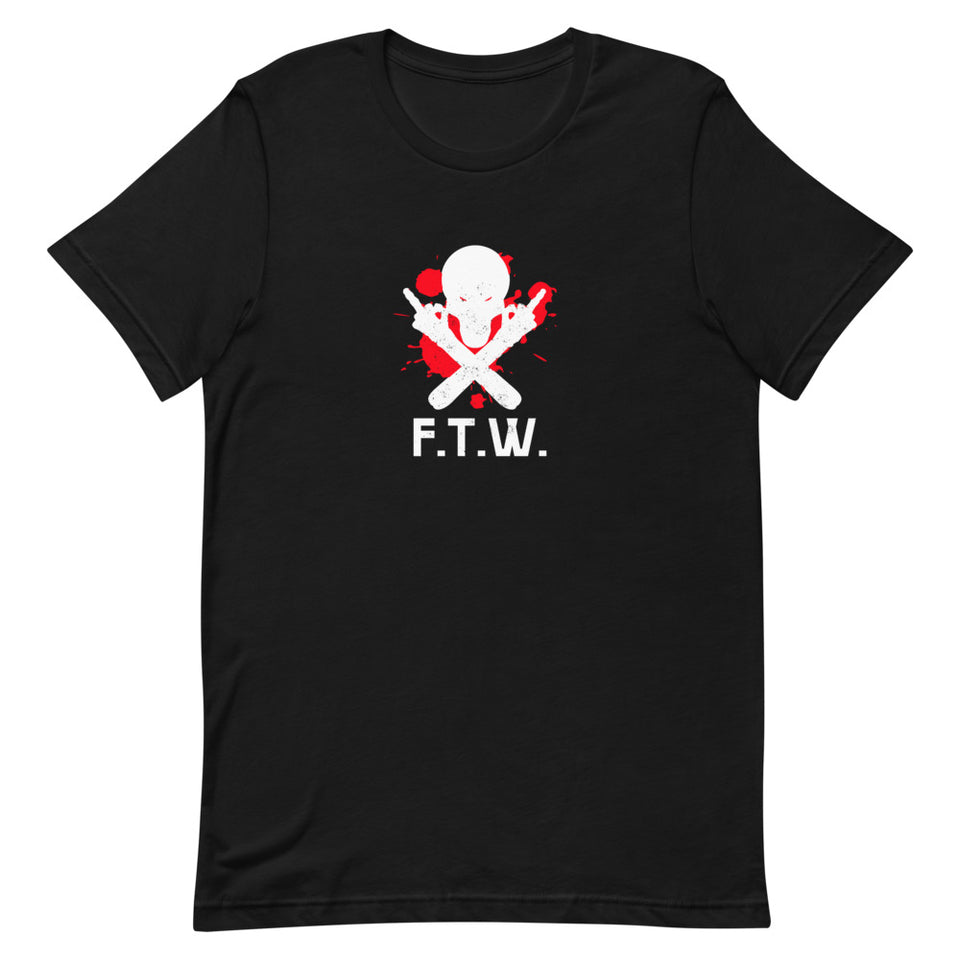 F.T.W. Skull & Bones Custom Short-Sleeve Unisex T-Shirt