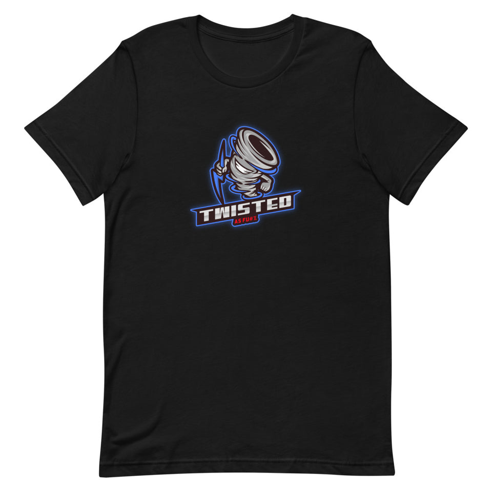 Twisted As F$%K Tornado Logo Short-Sleeve Unisex T-Shirt