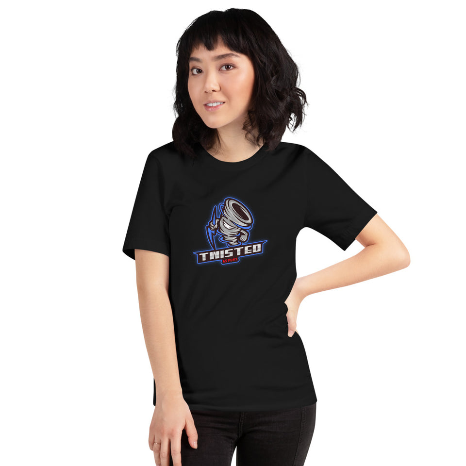 Twisted As F$%K Tornado Logo Short-Sleeve Unisex T-Shirt