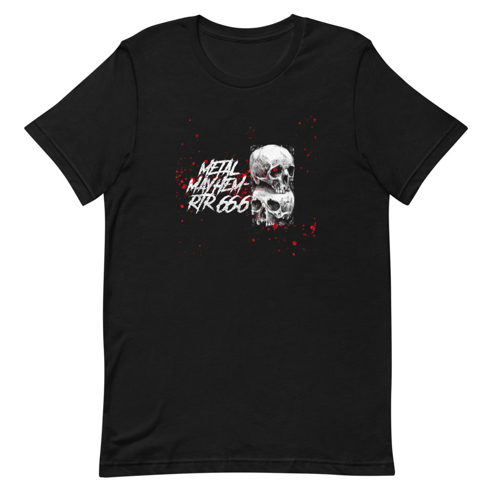 Metal Mayhem - RTR 66.6 Logo Custom Short-Sleeve Unisex T-Shirt