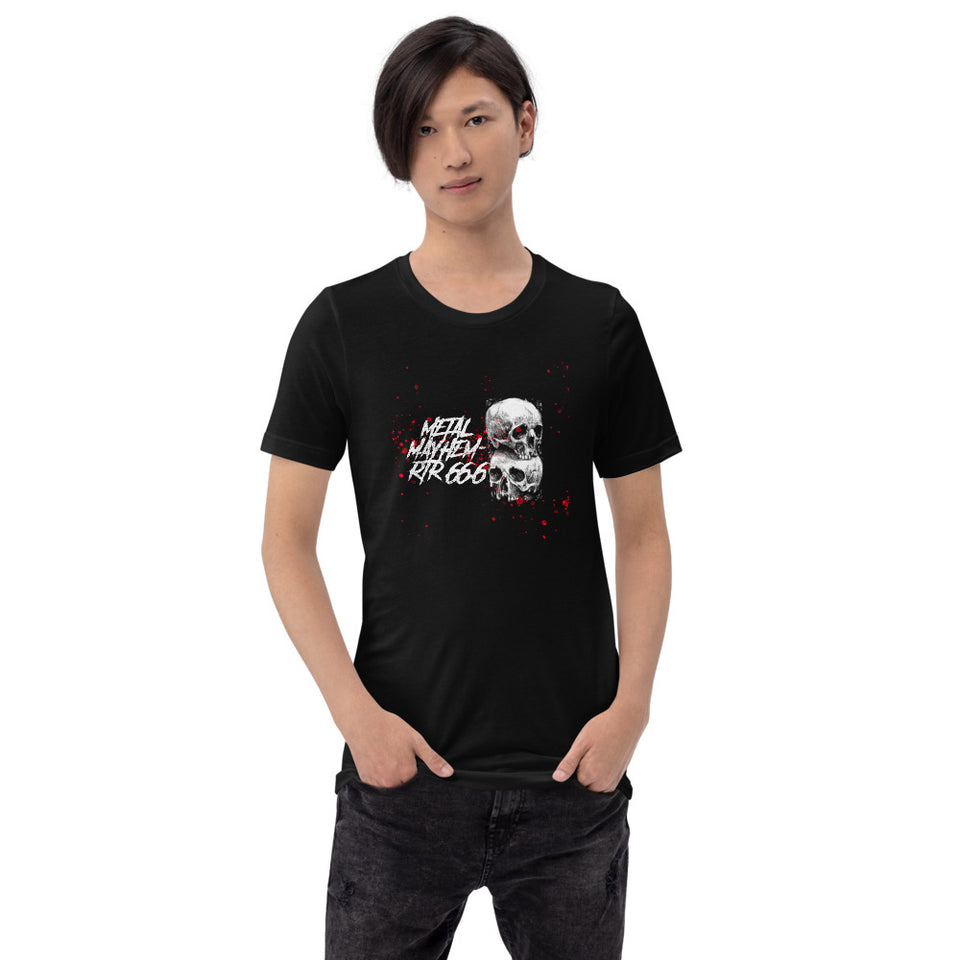 Metal Mayhem - RTR 66.6 Logo Custom Short-Sleeve Unisex T-Shirt