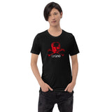 Legend Blood Red Skull & Crossbones Custom Short-Sleeve Unisex T-Shirt