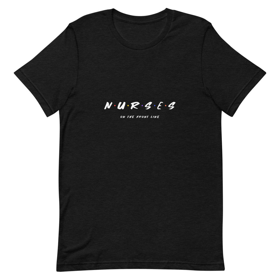 Nurses On The Front Line Friends Logo Short-Sleeve Unisex T-Shirt
