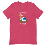 Let's Take A Trip - Shrooms & Eye Graphic Custom Short-Sleeve Unisex T-Shirt