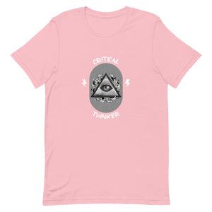 Critical Thinker - All Seeing Eye Graphic Custom Short-Sleeve Unisex T-Shirt