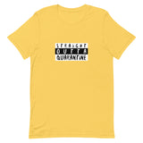 Straight Outta Quarantine Custom Short-Sleeve Unisex T-Shirt