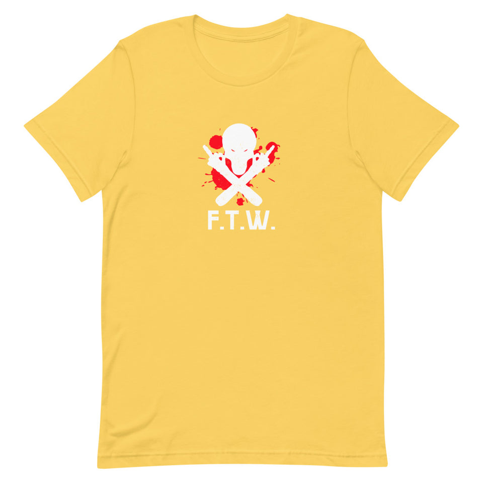 F.T.W. Skull & Bones Custom Short-Sleeve Unisex T-Shirt