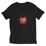 Toxic - Consider This A Warning Label Custom Unisex Short Sleeve V-Neck T-Shirt