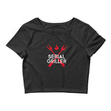 Serial Griller Utensil Logo Women’s Crop Tee