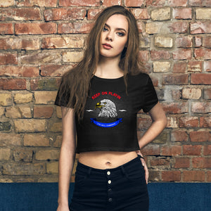 Keep On Playin - 1776 Will Commence Women’s Crop Tee