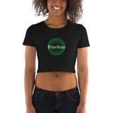 Fearless Spiral Logo Custom Women’s Crop Tee