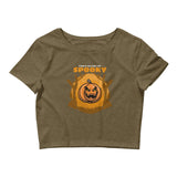 I Did It All For The Spooky - Jack-O Custom Women’s Crop Tee