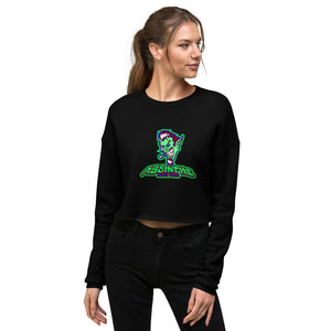 Absinthe - The Green Fairy Custom Crop Sweatshirt