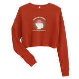 Critical Thinking Clothing Custom Crop Sweatshirt