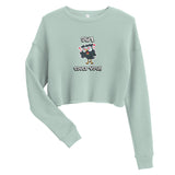 Owl Loves You Custom Crop Sweatshirt